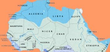 North Africa water bioregions