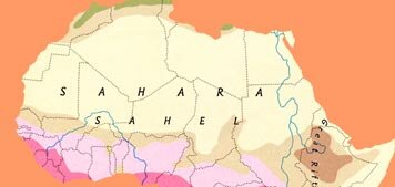 North Africa climatic zones