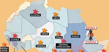 North Africa wars map